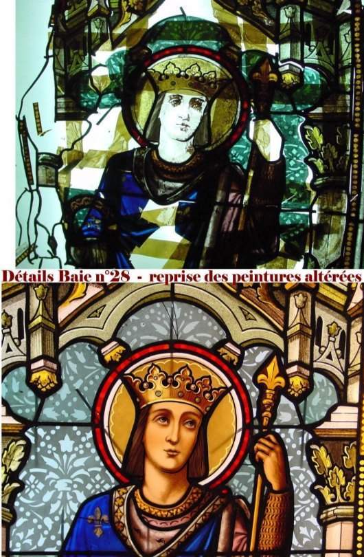 Réparation vitrail ancien Villenave-d'Ornon