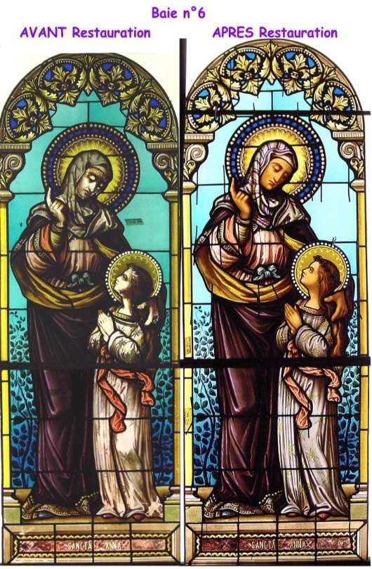 Conservation vitraux Villenave-d'Ornon
