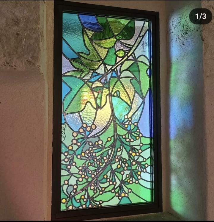 Réalisation vitrail résidentiel Villenave-d'Ornon