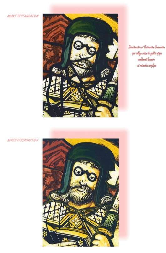 Restauration vitraux décoratifs Villenave-d'Ornon