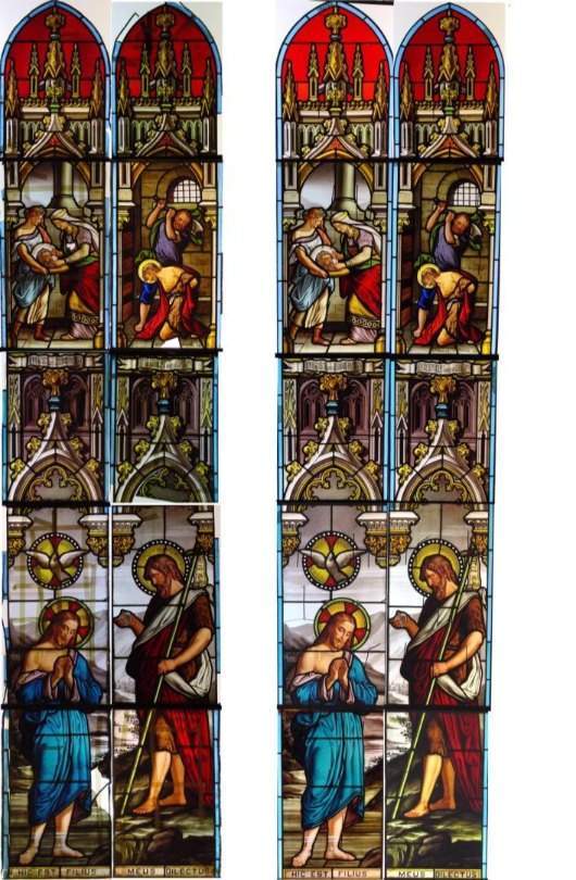 Restauration vitrail Villenave-d'Ornon