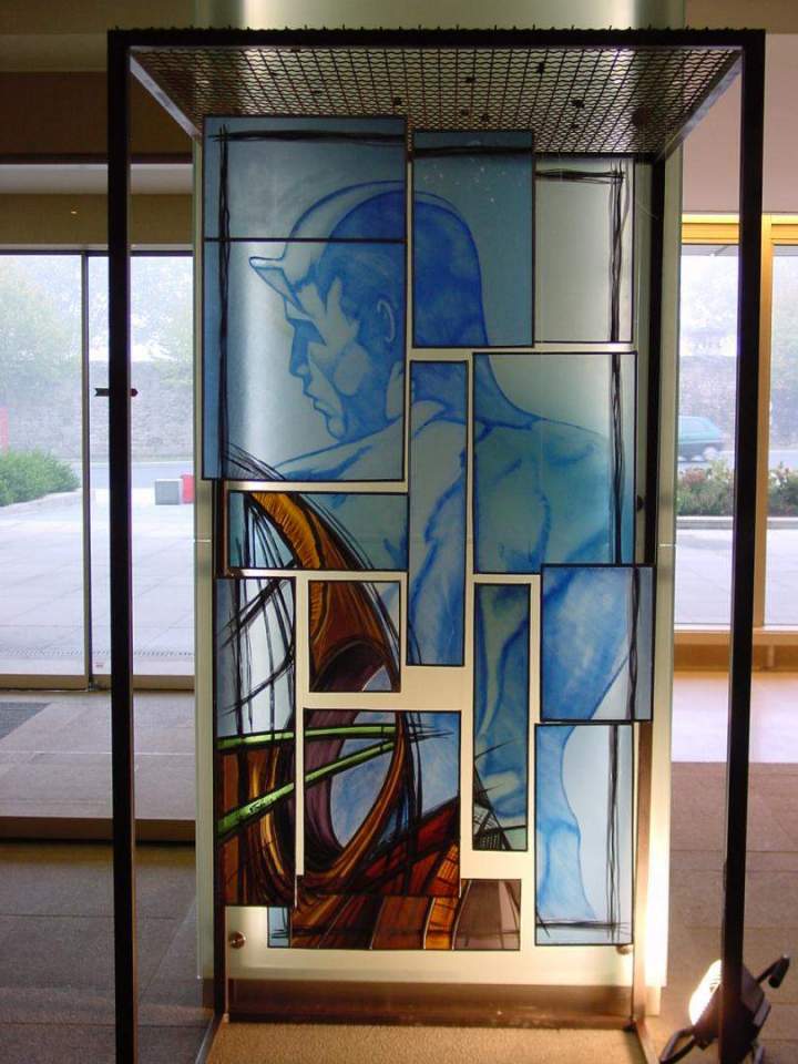 Vitrail couleurs et motifs variés Villenave-d'Ornon