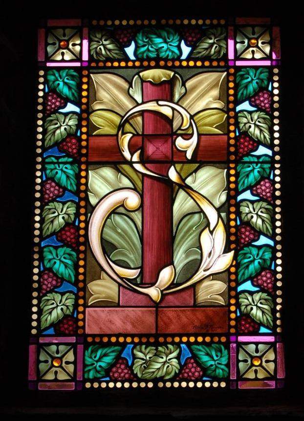 Vitrail moderne édifices Villenave‑d'Ornon