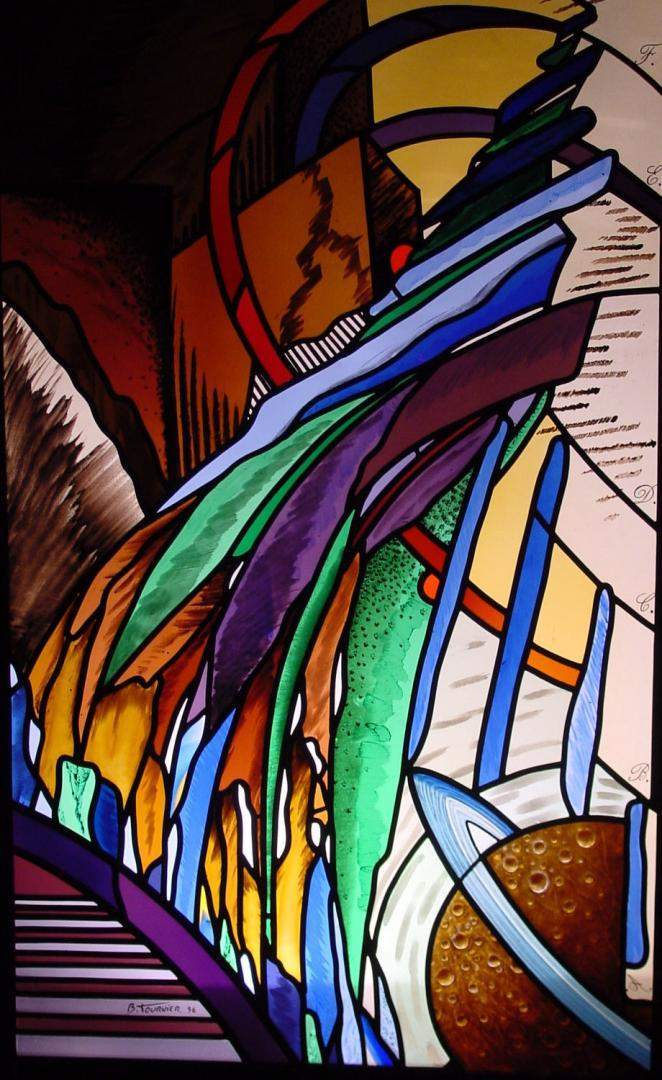 Conception et réalisation de vitraux contemporains