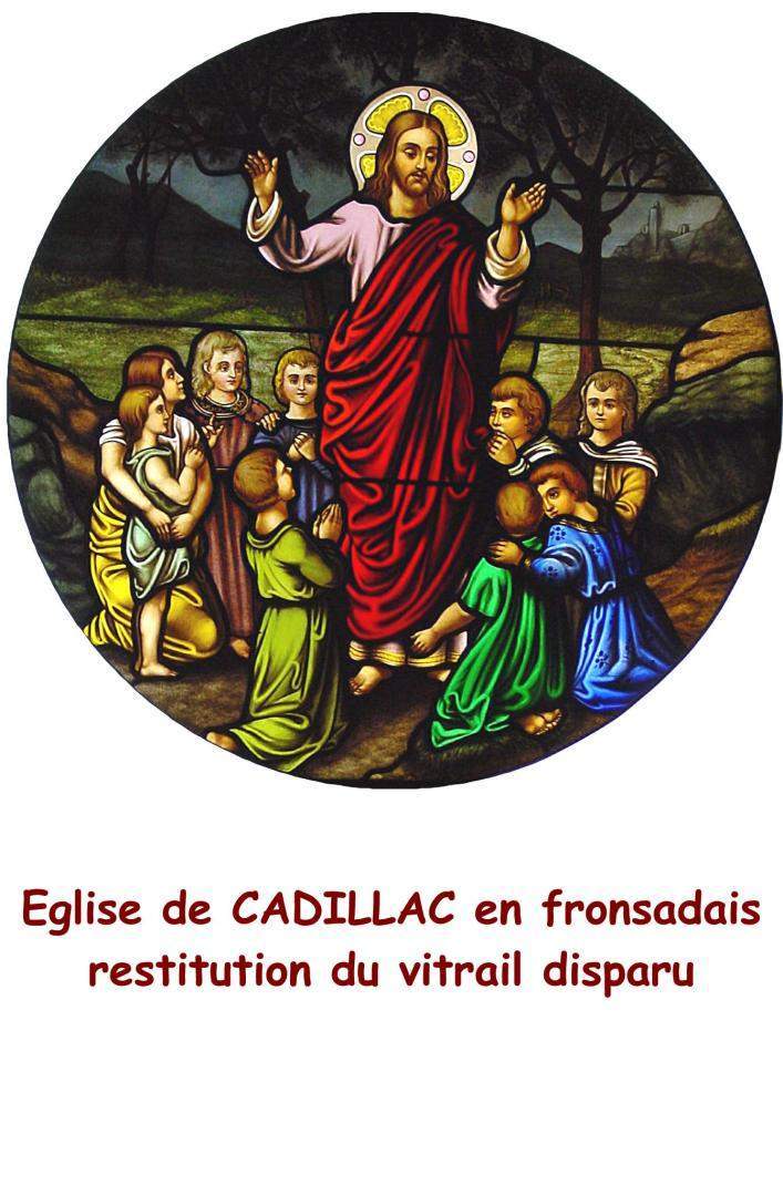 Restitution vitrail église Villenave‑d'Ornon