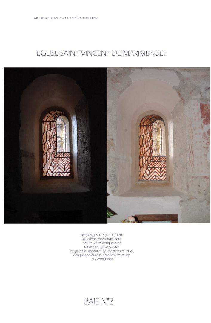 Restauration vitrail monuments Villenave‑d'Ornon