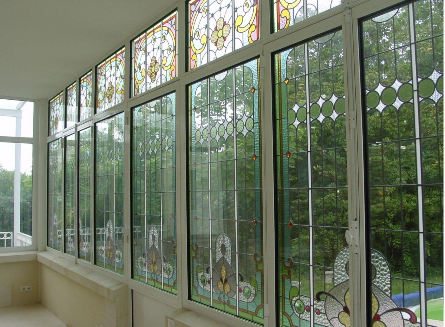 reconditionnement de vitraux, transformation et insertion en double vitrage sécurisé