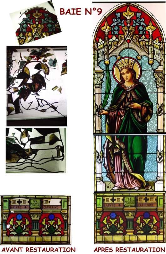 Restauration vitraux artistiques Villenave-d'Ornon